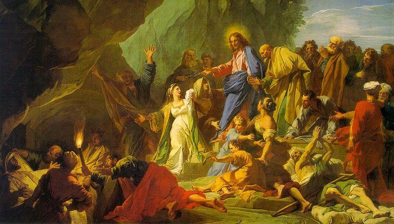 Jean-Baptiste Jouvenet The Resurrection of Lazarus France oil painting art